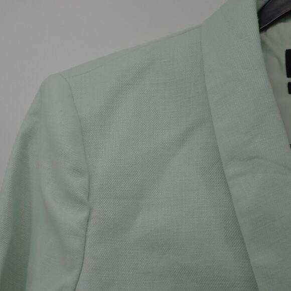 J Crew Parke Blazer In Stretch Linen Sea Spray H9710 Size 6 - Picture 5 of 16